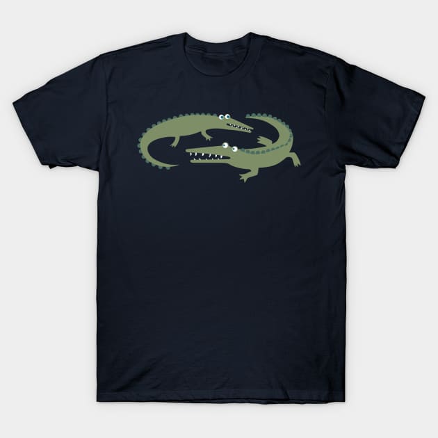 American Alligators - cute animals by Cecca Designs T-Shirt by Cecca